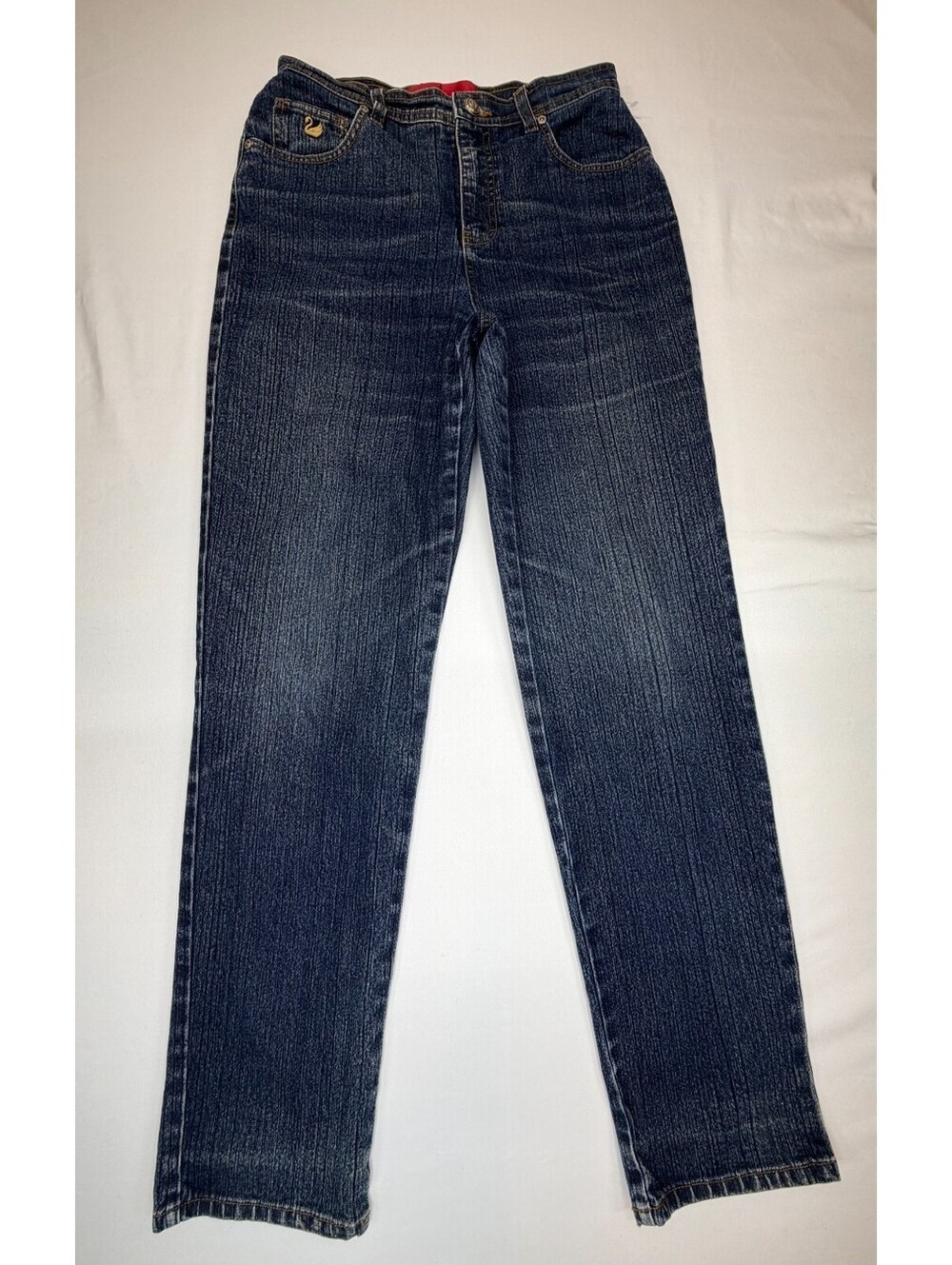 Gloria Vanderbilt Women’s Jeans Dark Wash High Rise 5 Pocket Denim Size 8 Blue
